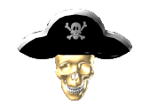 +bandit+marauder+outlaw+spinning+pirate+hat++ clipart