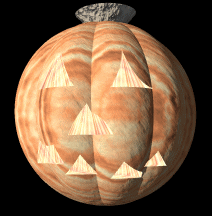 +pumpkin+fruit+ghosts+peeping+out+of+a+pumpkin++ clipart