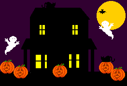 +pumpkin+fruit+halloween+haunted+house++ clipart