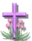 +religion+religious+cross+and+tulips++ clipart