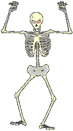+scary+bones+skeleton++ clipart