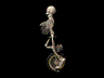 +scary+bones+skeleton+on+a+unicycle++ clipart