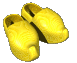 +shoes+footwear+yellow+clogs++ clipart