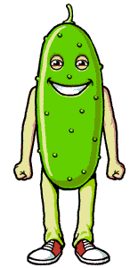 +weird+silly+strange+cucumber++ clipart