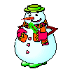 +snow+winter+fall+snowman+raising+his+hat++ clipart