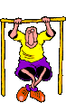 +sports+games+activities+chin+up+on+bars++ clipart
