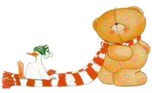 +stuffed+ainimal+teddy+bear+with+a+scarf+and+duck+s+ clipart