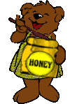 +stuffed+ainimal+teddy+bearanfd+pot+of+honey+s+ clipart