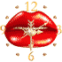 +time+timer+lips+clock++ clipart