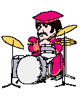 +beatles+music+musician+celebrity+Ringo+Star+on+Drums++ clipart