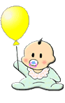 +child+infant+baby+with+balloon+ clipart