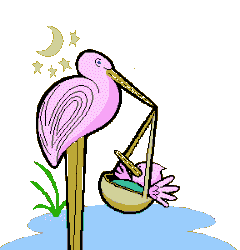 +child+infant+stork+with+baby++ clipart