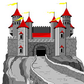 +building+structure+Castle+and+Knight+Animation+ clipart