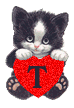 +cat+letter+t+heart+ clipart