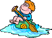 +children+boy+with+paddle++ clipart