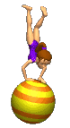 +circus+carnival+balancing+on+spinning+on+ball++ clipart