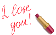 +cosmetics+lipstick+I+love+you++ clipart