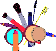 +cosmetics+set+of+make+up++ clipart