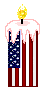 +united+states+usa+candle++ clipart