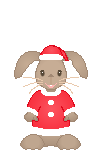 +xmas+holiday+religious+merry+christmas+rabbit++ clipart