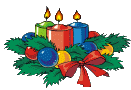 +xmas+holiday+religious+xmas+decorations+and+candles++ clipart