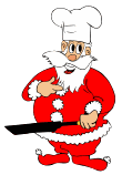 +xmas+holiday+religious+christmas+chef++ clipart
