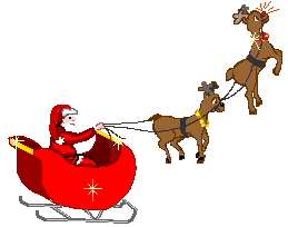 +xmas+holiday+religious+santa+sleigh++ clipart