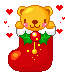 +xmas+holiday+religious+teddy+in+a+sock++ clipart
