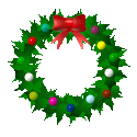 +xmas+holiday+religious+xmas+wreath++ clipart