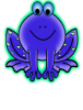 +froggy+blue+outline+ clipart