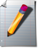 +notepad+pencil+ clipart