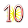 +shine+10+number+ clipart
