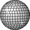 +disco+ball+dance+party+ clipart