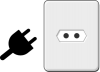 +electric+outlet+ clipart