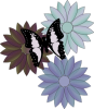 +flowers+butterfly+blossom+pretty+ clipart