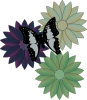 +flowers+butterfly+blossom+pretty+ clipart