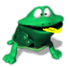 +frog+darkgreen+ clipart