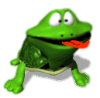 +frog+green+right+ clipart
