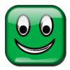 +green+square+happy+face+ clipart
