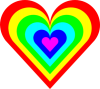 +rainbow+heart+ clipart