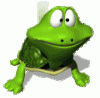 +sitting+frog+ clipart