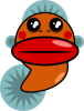 +ugly+fish+lips+ clipart